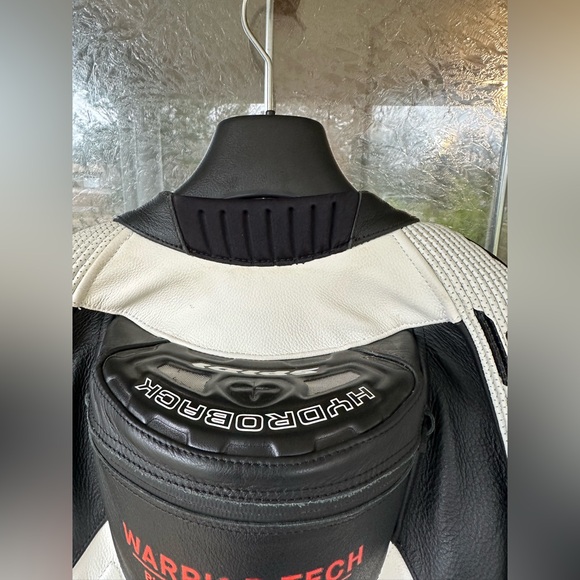 Spidi Tronik Wind Pro White Black Men’s Size 52 Leather Racing Track Suit - Picture 15 of 16